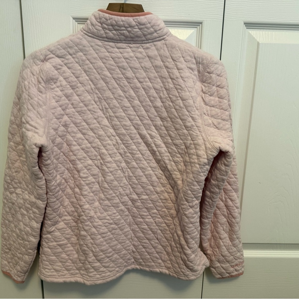 Orvis Light Pink Quilted  Pullover - Picture 2 of 4